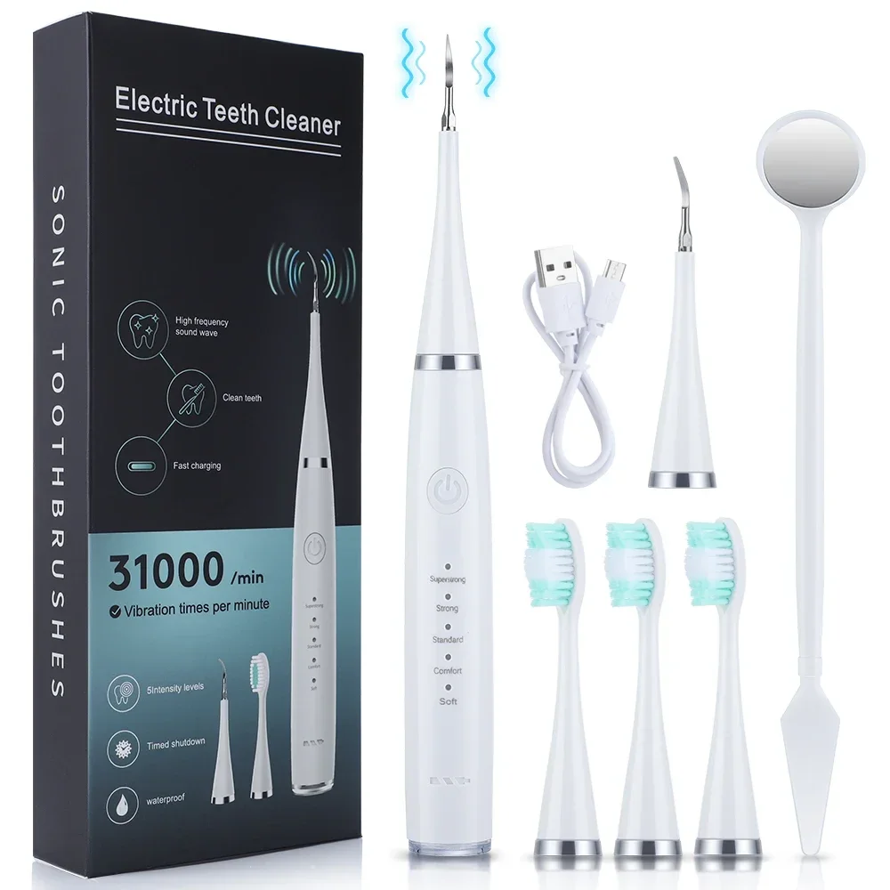 Teeth Whitening Express - 치아 세척용 초음파 스케일러 치석 제거
