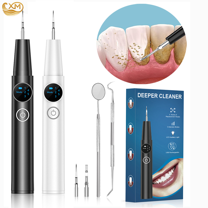 Teeth Whitening Express - 초음파 스케일러 치석 제거기, 5가지 모드