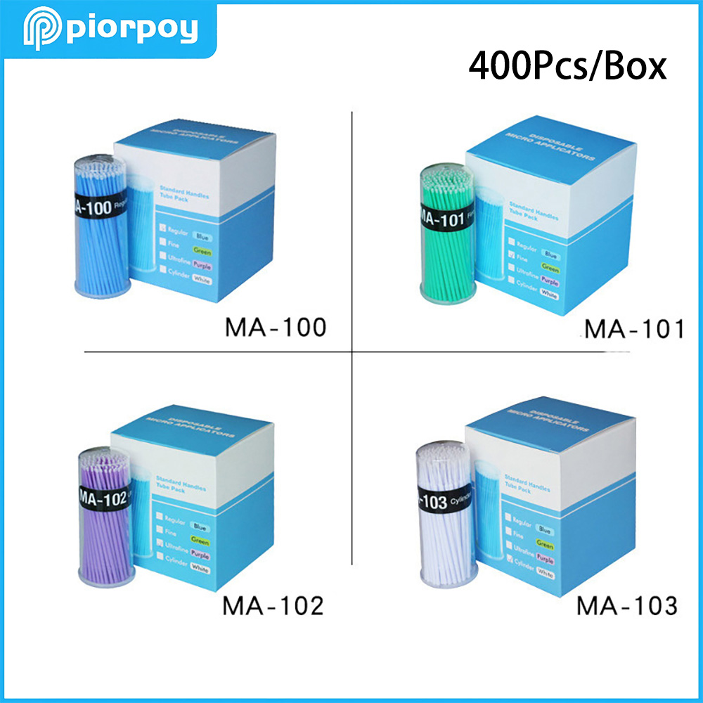 Teeth Whitening Kit Professional - PIORPOY 400Pcs/Box 치과용 마이크로 브러시 치과용