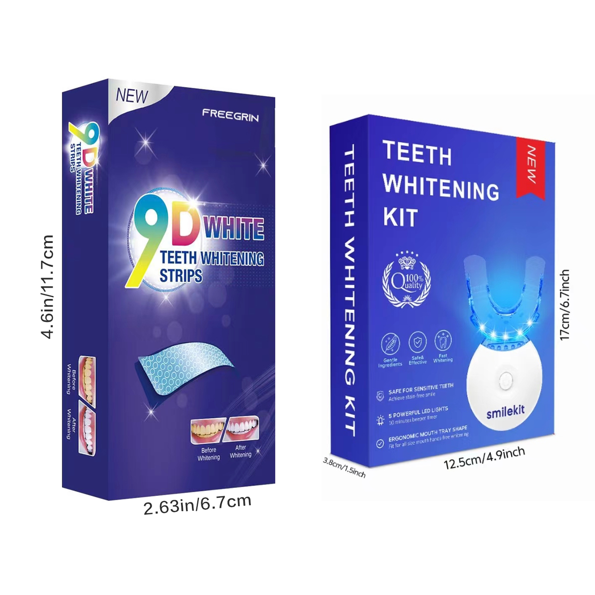 치아 미백 키트 - LED 조명 치아 미백제 5개, 마 - Teeth Whitening Q&M 리뷰 및 가격
