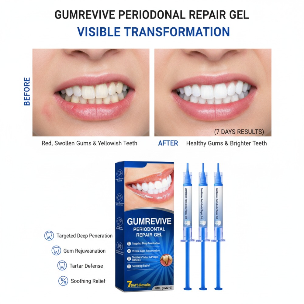 GUMREVIVE 치주 복구 젤 잇몸 재생 진정 효과  - Teeth Whitening Q&M 리뷰 및 가격