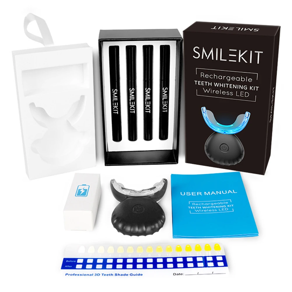 치과 치아 미백 키트 미니 16 LED 콜드 라이트 3 - Teeth Whitening Q&M 리뷰 및 가격