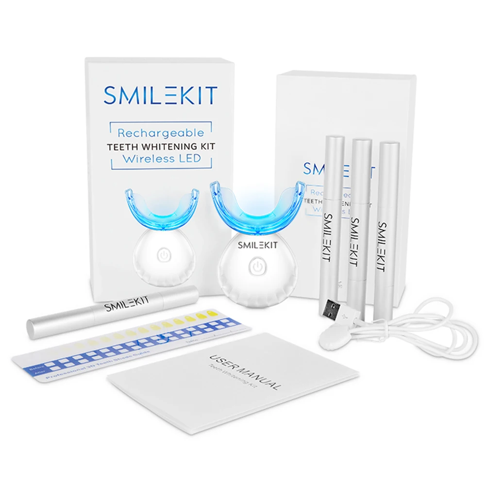 치과 치아 미백 키트 미니 16 LED 콜드 라이트 3 - Teeth Whitening Q&M 리뷰 및 가격