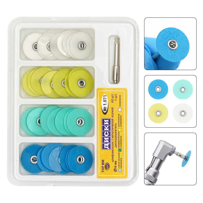 40 개/상자 치과 연마 디스크 지주 막대 Mandre - Teeth Whitening Kit Professional 리뷰 및 가격