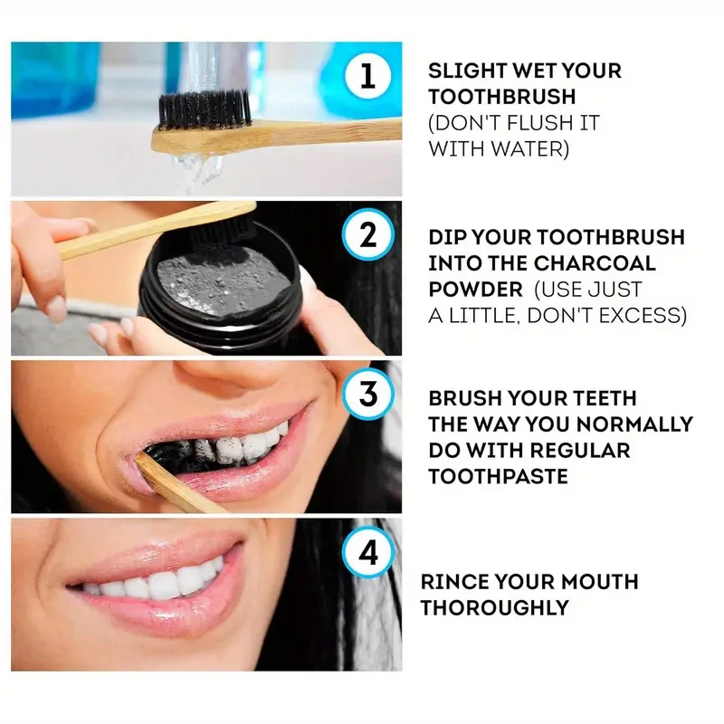 치아 브라이트닝 화이트닝 파우더 딥 클리닝 플라크 얼룩 - Teeth Whitening Q&M 리뷰 및 가격