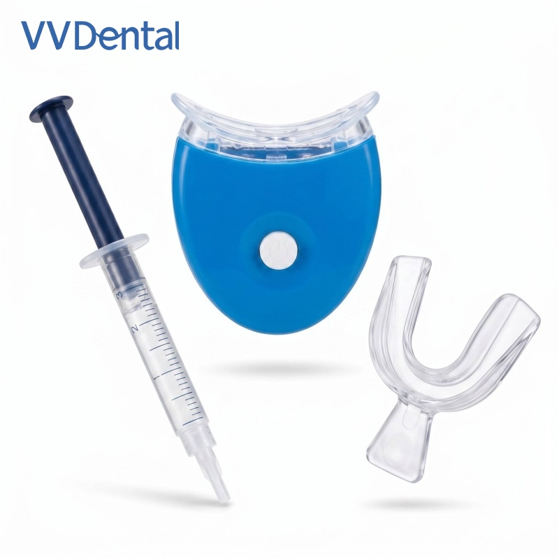 휴대용 치아 미백 키트, 단일 LED 미백 촉진기, 3 - Teeth Whitening Bleaching Kit 리뷰 및 가격
